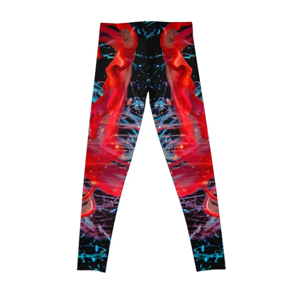 UNFORTUNATE - Trippy Neon Glitch Art Leggings Fitness clothing Leginsy push up sport legging gym top Womens Leggings