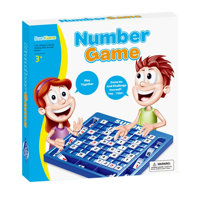 Children interactive educational toy intelligence logical thinking nine grid number game for kids