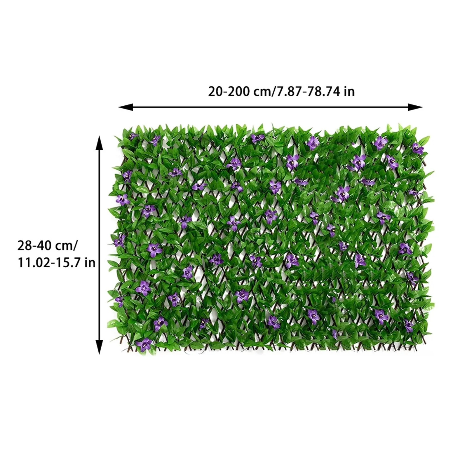 Schermo per la Privacy del recinto espandibile per il pannello di recinzione dell'edera finta all'aperto del Patio del balcone per le decorazioni domestiche del cortile del giardino