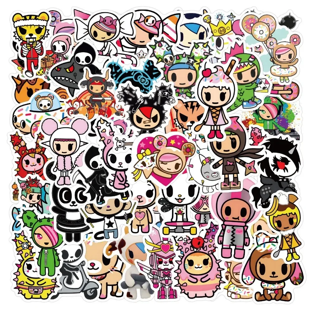 10/50Pcs Tokidoki Stickers Laptop Phone Decoration Suitcase Scrapbooking Laptop Phone Stationery Cool Kid