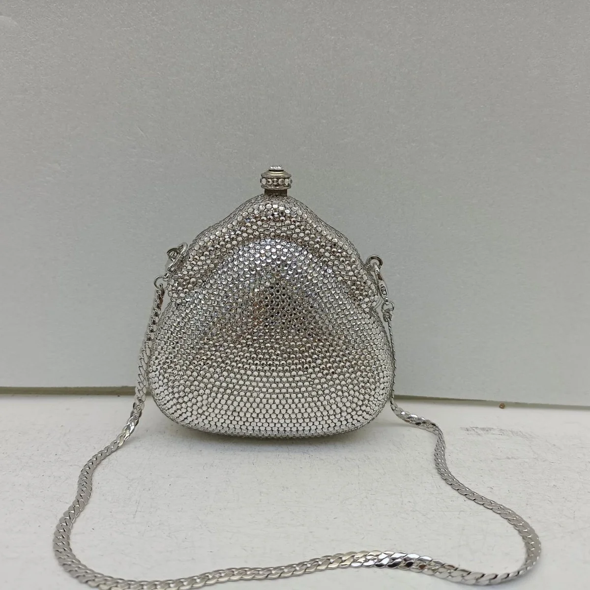 

Женская вечерняя сумочка XIYUAN с серебряными стразами для свадьбы, банкета, роскошная дизайнерская сумка-клатч с уникальным дизайном