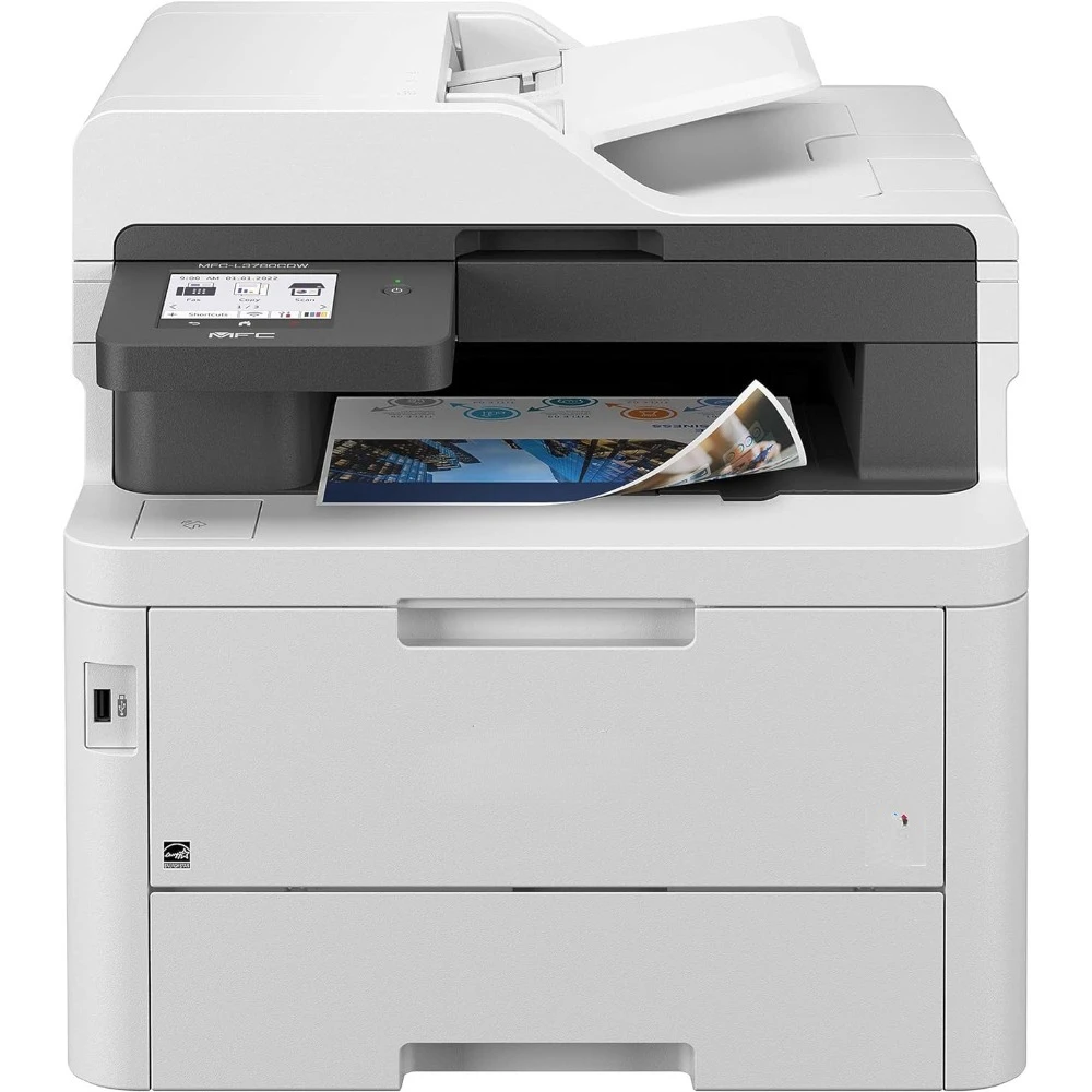 Wireless Digital Color All-in-One Printer with Laser Quality Output, Single Pass Duplex Copy & Scan