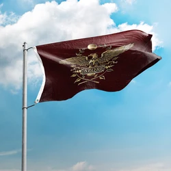 Ancient Rome Empire SPQR Flag 3*5FT 90*150CM Roman Kingdom Flags Custom  Decor Banners  Polyester UV Resistance Double Stitched