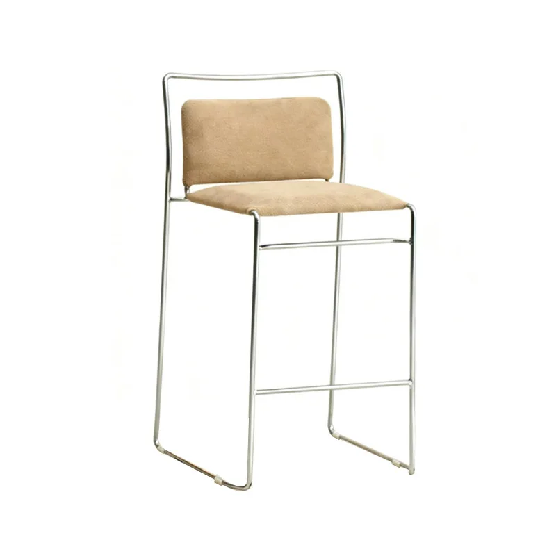 Nordic medieval style simple home upholstered back chair