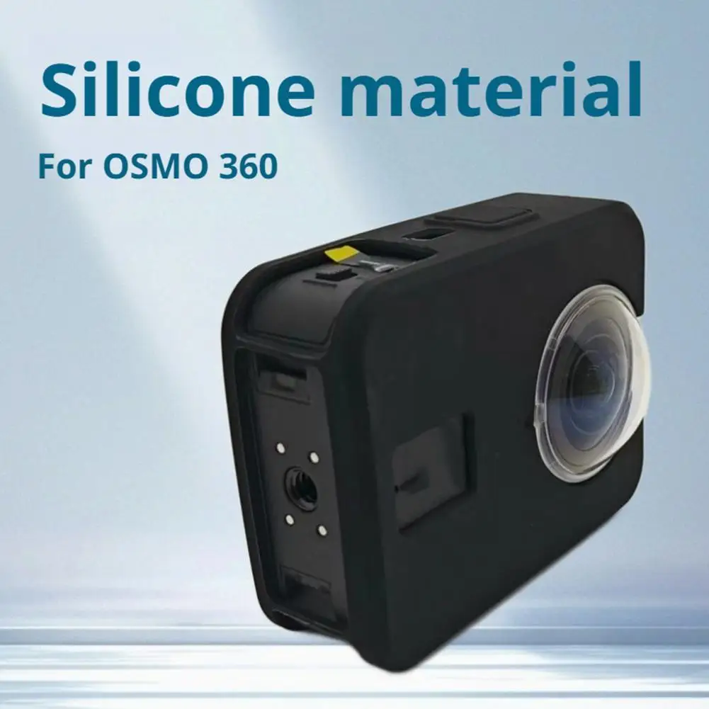   Para dji Osmo 360 cámara panorámica cuerpo funda de silicona cubierta protectora a prueba de golpes accesorios de Cámara de Acción