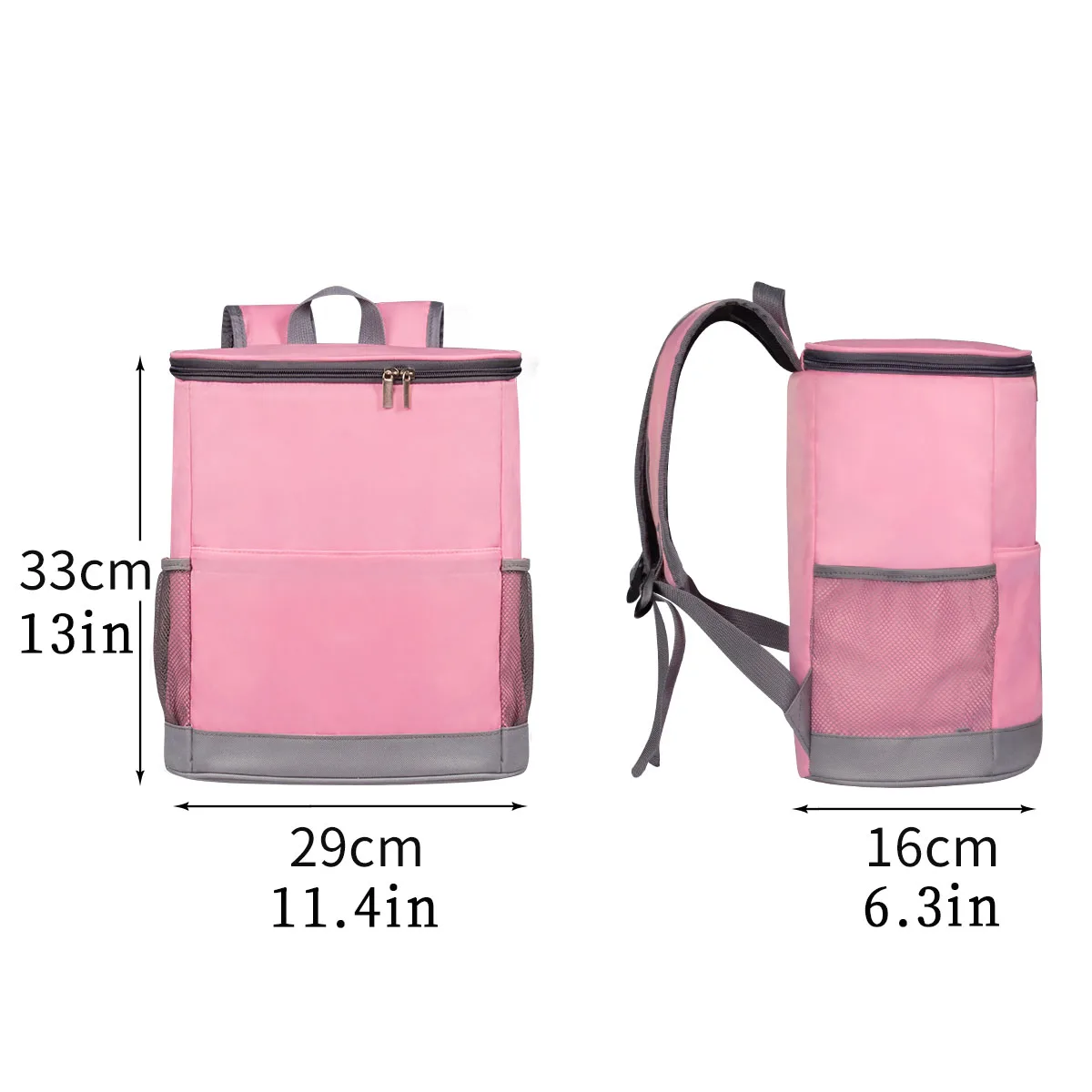 Leoparden-Reise-Kühlrucksack mit großem Fassungsvermögen, bietet Platz für 20 Dosen, auslaufsicherer Rucksack, geeignet für Strand, Camping, Picknick – Detail 6