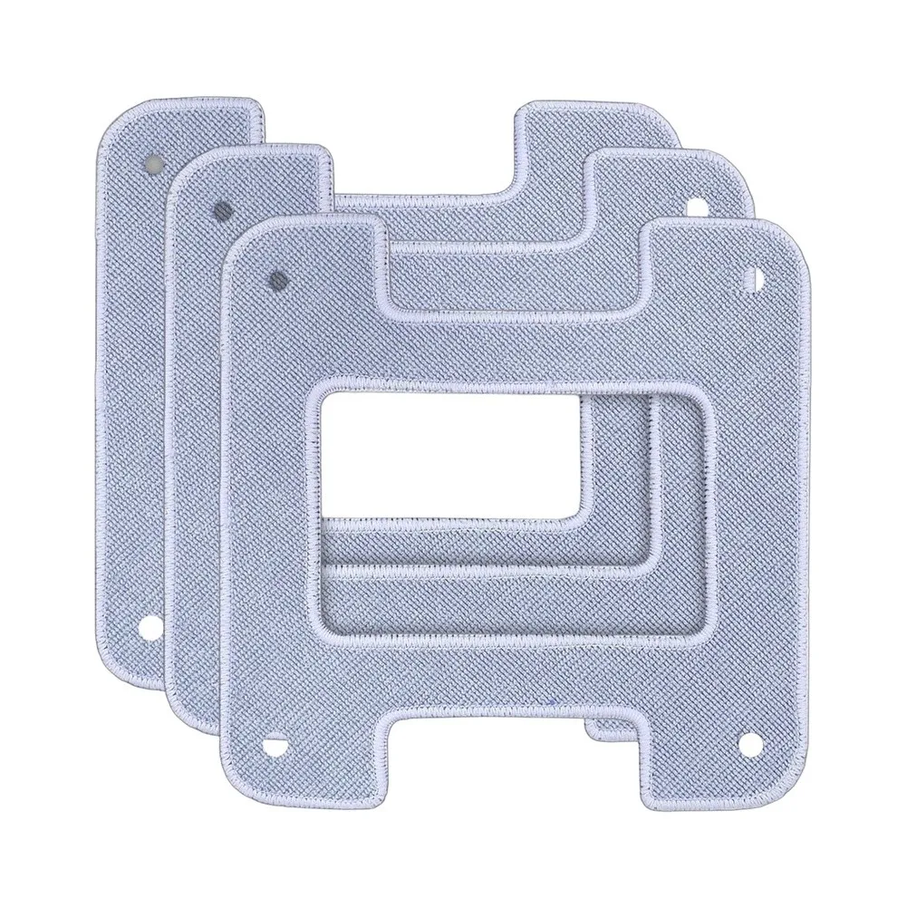 Auto Window Cleaner Pad Microfiber Mop Pad Dense Microfiber Composite Strong Water Absorption Reinforced Stitched Edge As Shown
