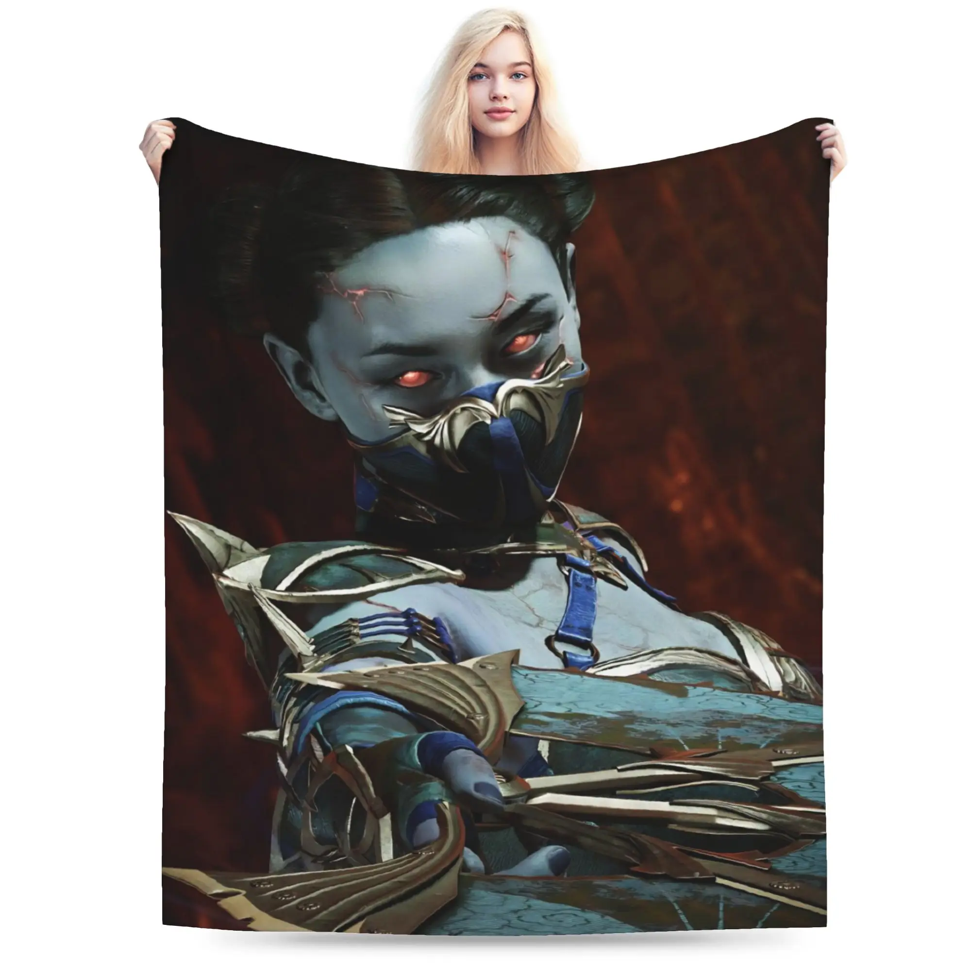 Mortal Kombat II Moive 2026 Merch Blanket Super Soft Warm  Throw Blankets for Bed 50x60 Inches Multiple Sizes Bedspread