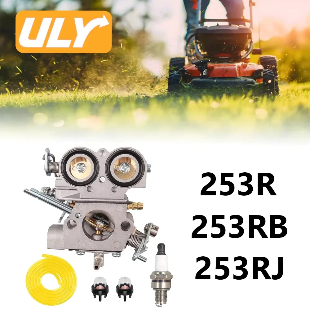 253R Carburetor Carb Compatible With Husqvarna 253 253RB 253RJ 553RS 553RBX Trimmer With Air Filter Replacement Parts #586346601