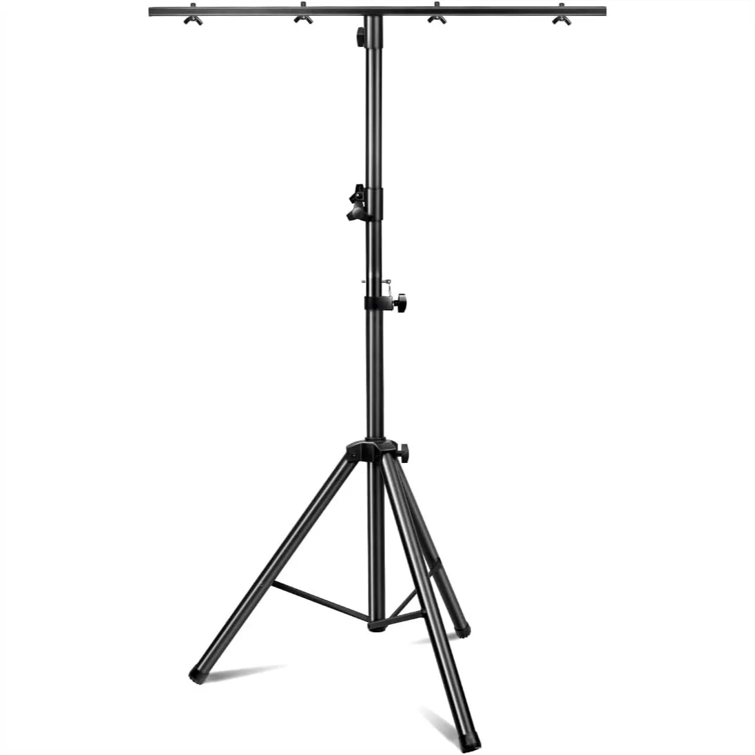 

Heavy Duty DJ Lights Stand, Adjustable 41-95 inch Tripod with T-Bar, Portable Stage Light Stand for Parties and Events