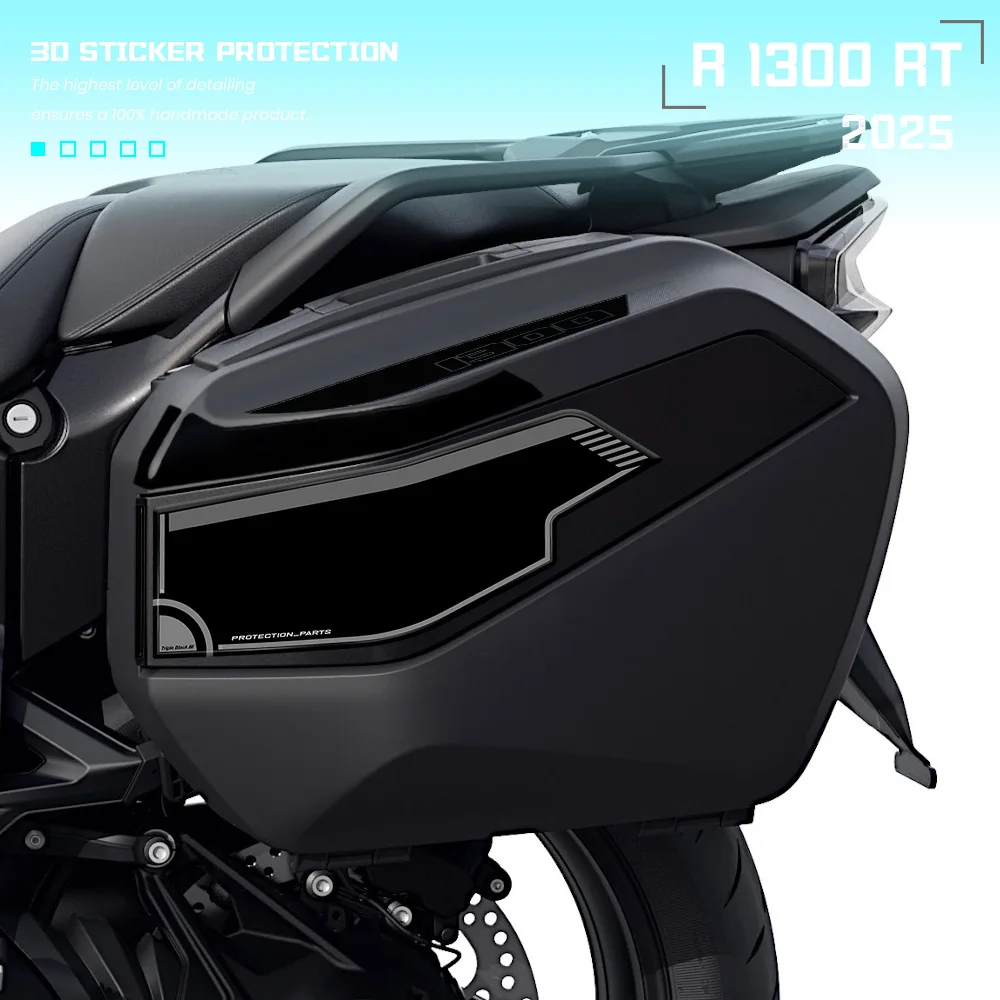 

For R1300RT Triple Black Trunk Protection Decal R 1300 RT 2025 Accessories Motorcycle 3D Epoxy Sticker