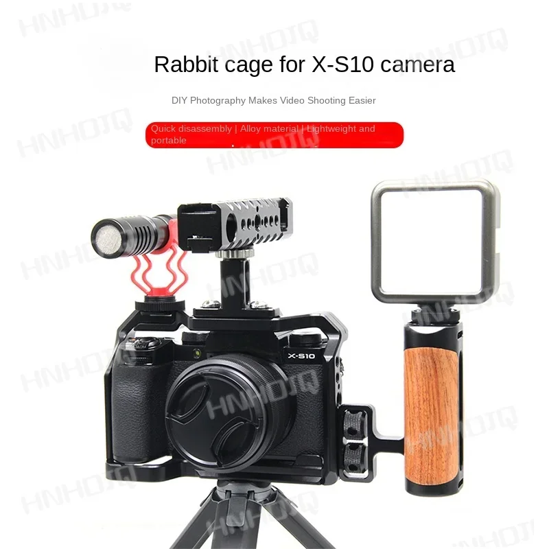 For X-S10 Camera Rabbit Cage Mirrorless Camera Xs10 SLR Quick Shoe Vertical Shot Stabilizer Photography Accessories