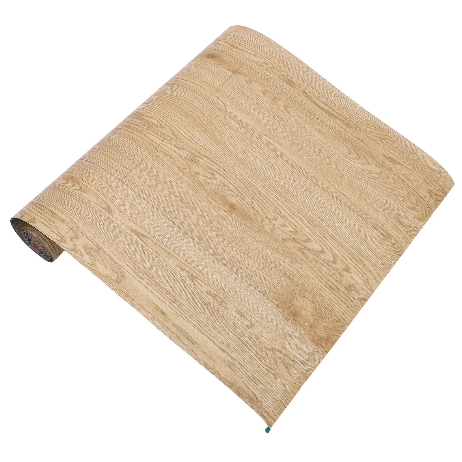 

1 Roll Peel and Stick PVC Self Adhesive Floor Tiles 3x0.6m Waterproof Scratch Resistant Wood Pattern Floor Stickers for Kitchen