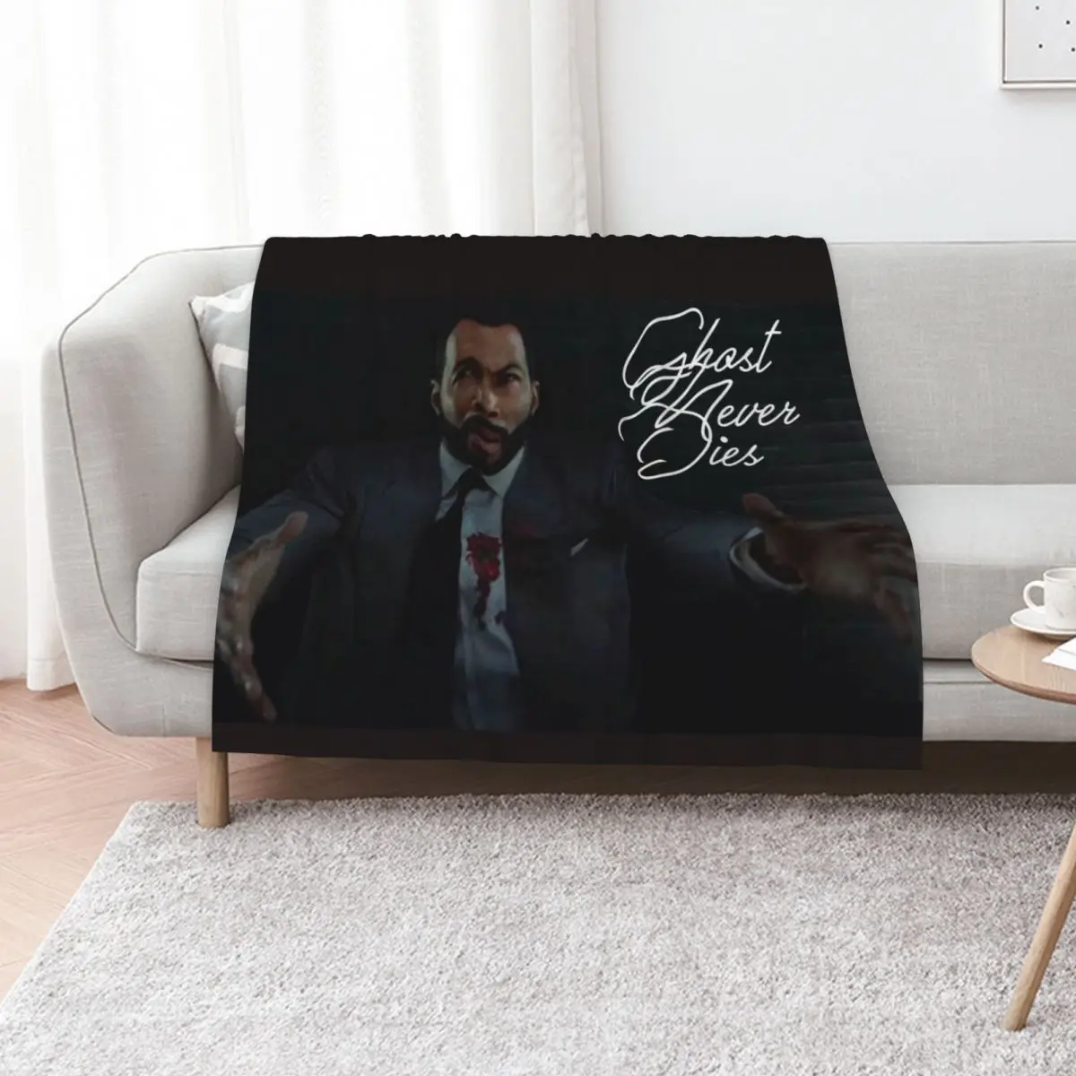 Power GHOST Throw Blanket christmas gifts For Decorative Sofa cosplay anime Loose Luxury Brand Luxury St Blankets