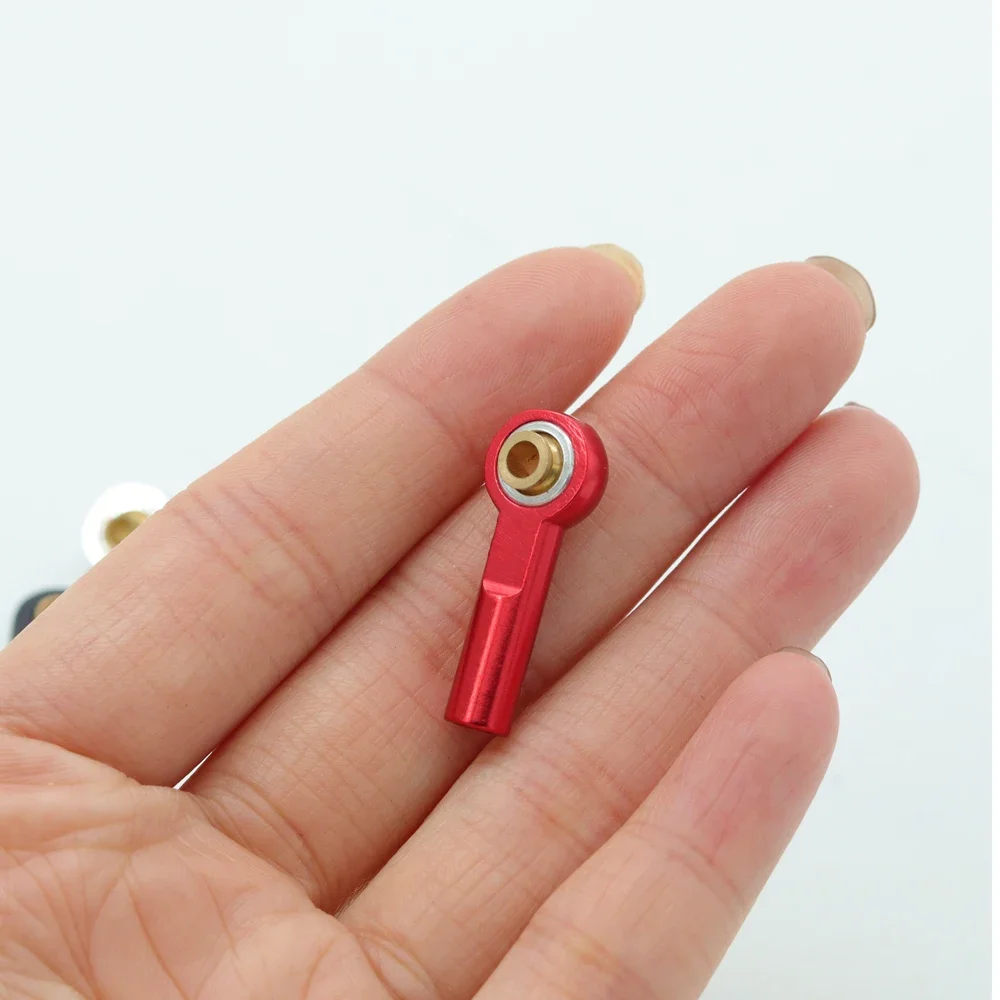 Metal M3*27MM Link Tie Rod End Ball Joint Ends for 1/10 Axial SCX10 II D90 D110 Tamiya CC01 RC Car Boat Car Airplane DIY Parts