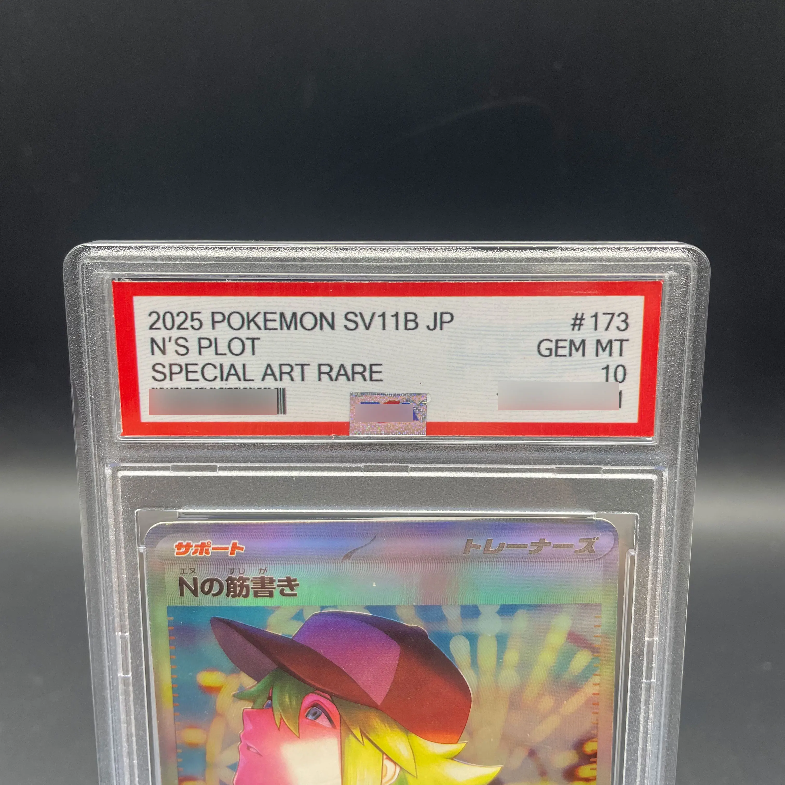 DIY Anime Japanese 2025 PTCG SV11B N'S PLOT SPECIAL ART RARE Collection Card Rare 10Points Rating Card Anime Game Card Gift Toy