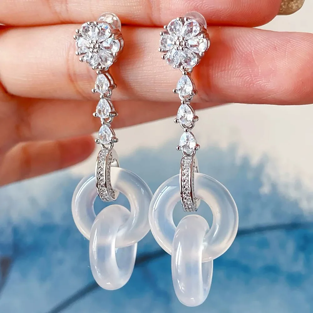 

GODKI Lady Daily Wear New Luxury Bowknot Earrings Cubic Zircon CZ Bridal Wedding Fashion Jewelry