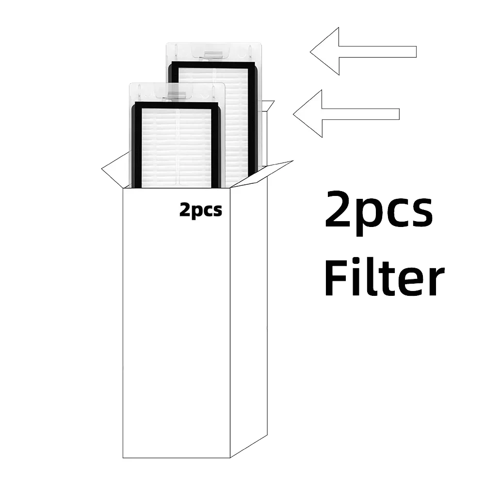 Compatible For Xiaomi Robot Vacuum S20+ / S10 Plus / B108GL / B105 / B108CN B113CN Parts Accessories Filter Main Side Brush Mop