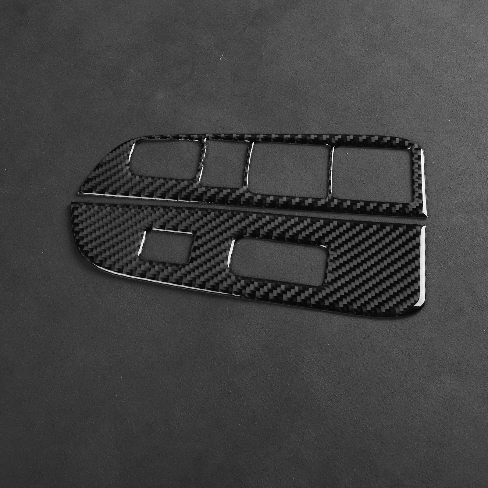 For Subaru Outback Legacy 2015-2017 Real Soft Carbon Fiber Car Interior Accessories Car Window Switch Panel Assembly Trim