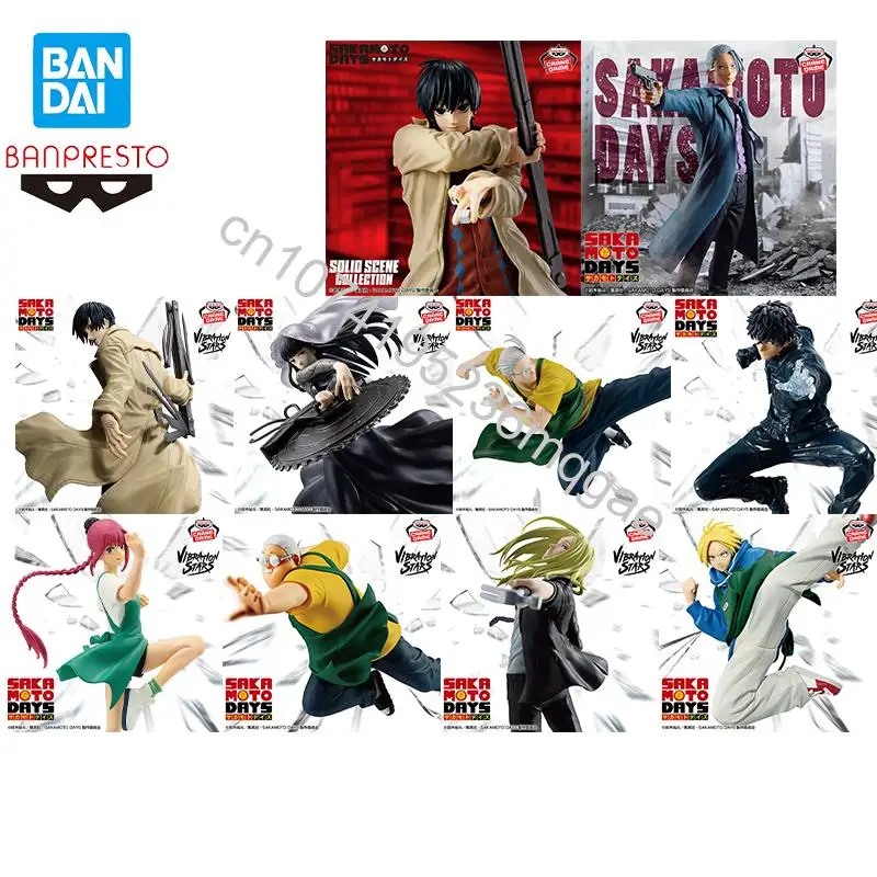 

В наличии Banpresto Sakamoto Days Vs Sakamoto Taro Natsuki Seba Nagumo Shin Asakura Фигурка Аниме Модель Коллекции Игрушек Оригинал