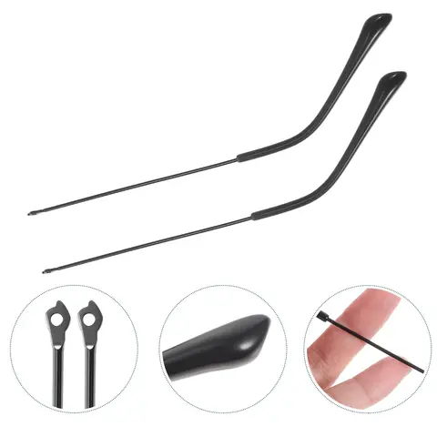 Glasses Accessories Repair Kit Black Sunglasses Eyeglasses Arms Legs Parts Replacement Temple Frame Universal