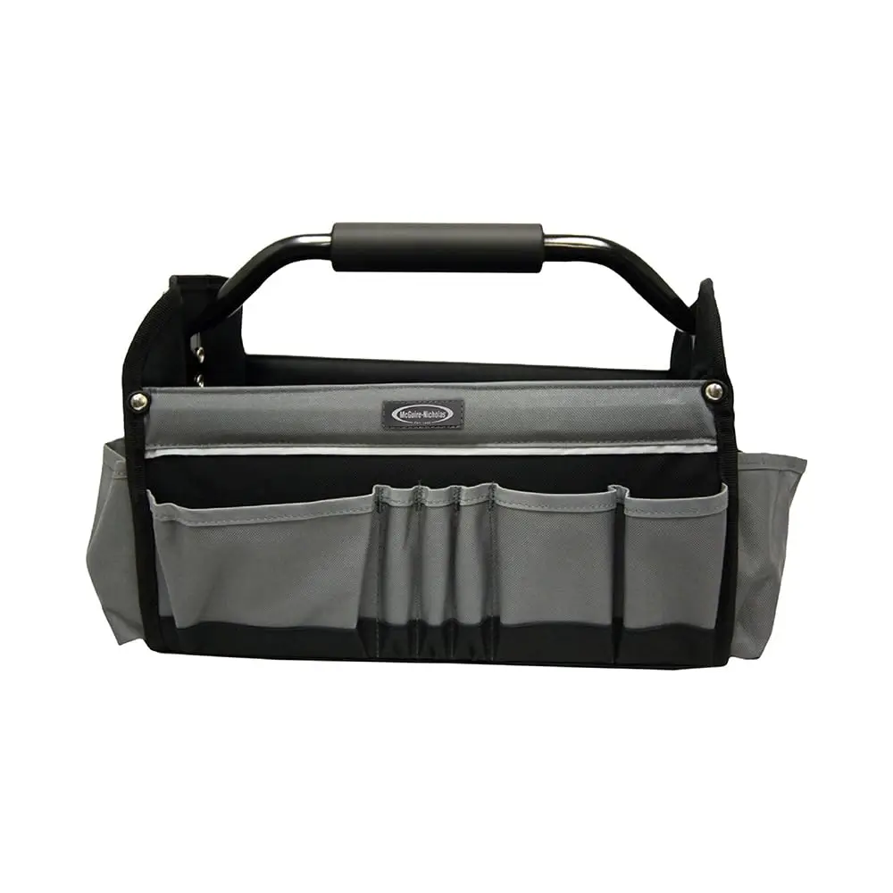 

15"" Collapsible Tool Tote, Grey And Bla Tool Tote Bag, 22015