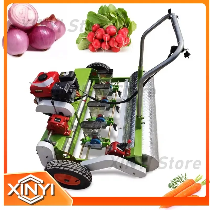 Vegetable Planter Machines Spinach Seeder for Gardening Tools Farming Equipment Automatic Seed Sower for Home Garden Soil