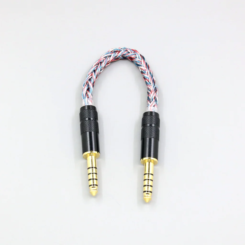 99%  8 Core  Pure Silver Gold 16 OCC Mxied Cable 4.4mm Balanced 3.5mm Stereo Male to Male Audio Adapter IFI Zen DAC LN007720