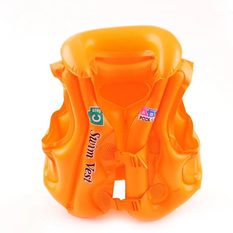 Clearance PVC Baby Life Vest Kid Floated Inflatable Swimsuit Swim Protector Vest Life Jacket Buoyancy Drifting Vest Swimming Aid