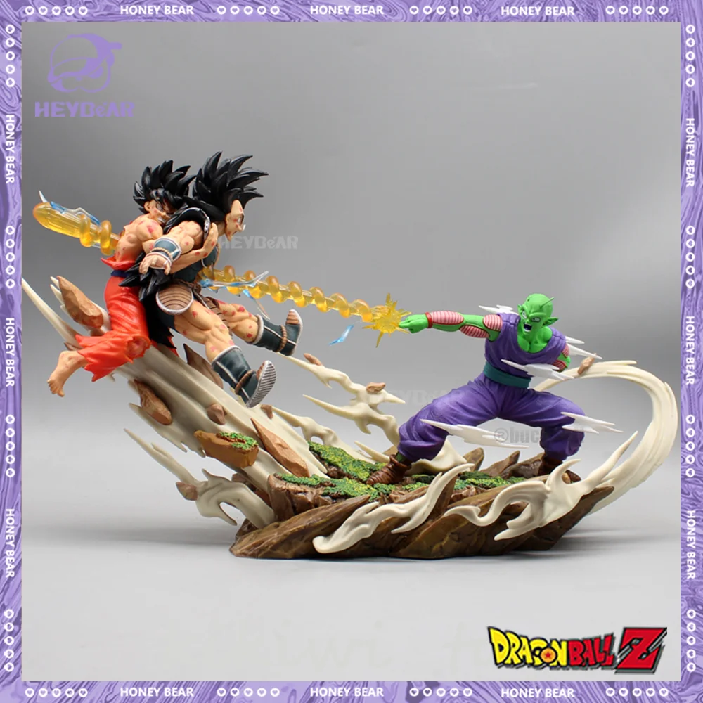 20cm Dragon Ball Figures Raditz Vs Piccolo Figure Son Goku Action Figure Pvc Statue Anime Bedroom Collection Boy Birthday Gifts