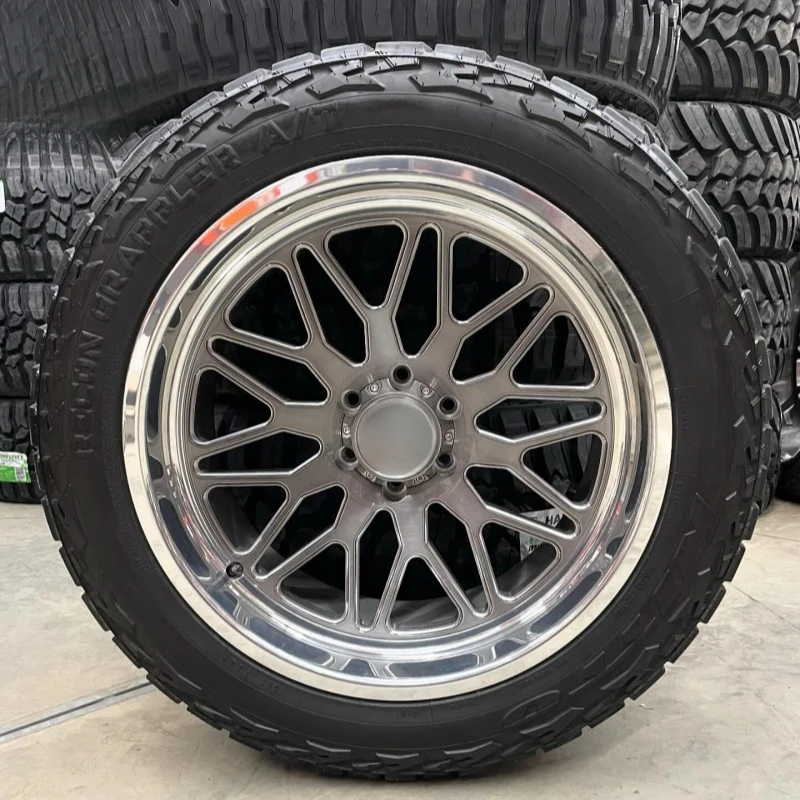 

Forged T6061 Wheels 20 22 24 26 28Inch Deep Dish 8X165.1 6X139.7 Truck Rims