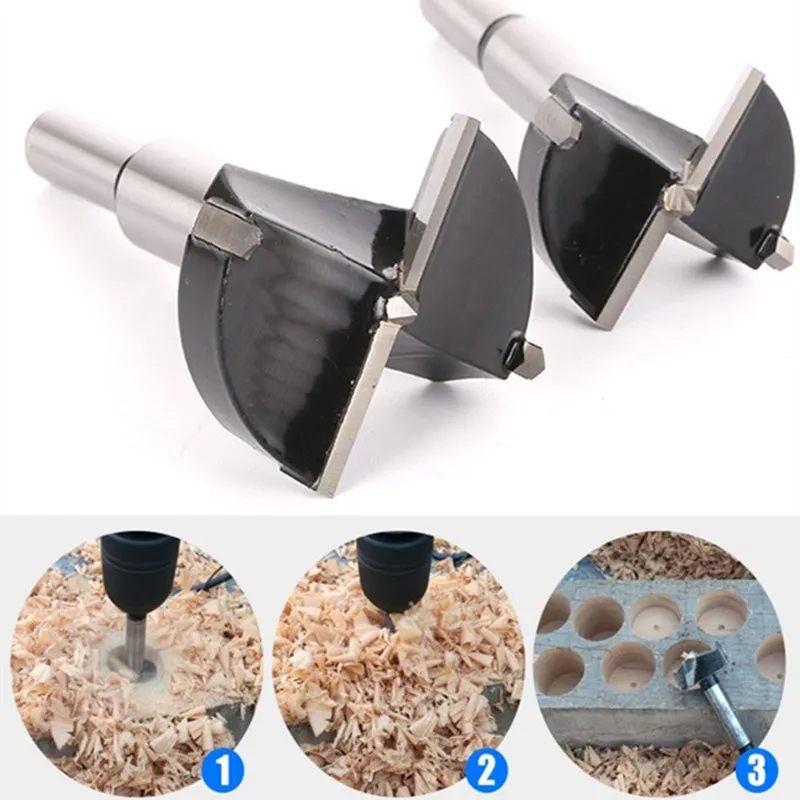 Onnfang Wood Drill Bit Self Centering Hole Saw Cutter Woodworking Tools Set 15mm to 50mm Optional Onnfang Drill Bits