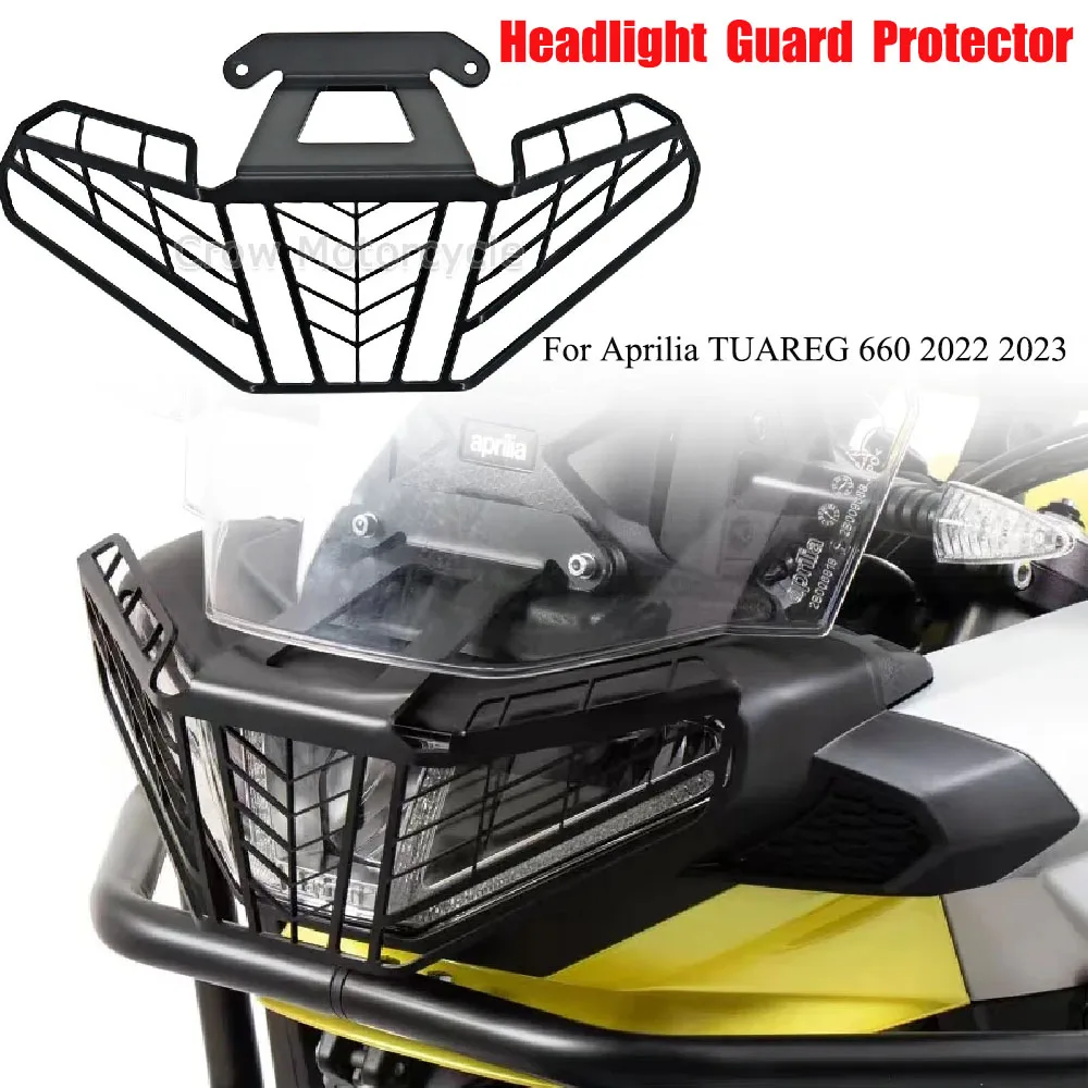 

Для Aprilia TUAREG 660 TUAREG660 2022 2023 новый стиль черная мотоциклетная фара, лампа, решетка объектива, защитная крышка, ГОРЯЧАЯ ПРОДАЖА