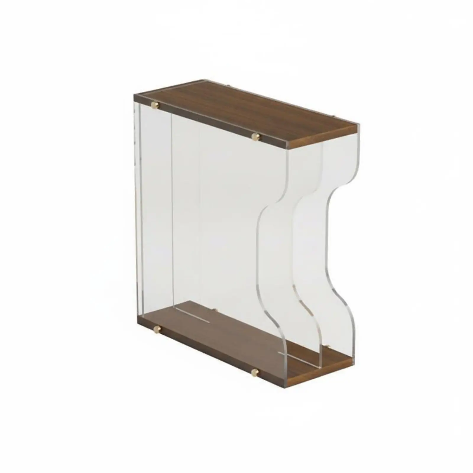 Acrylic Vinyl LP Organizer Large Capacity Vinyl Album Display Stand Space Saving LP Display Shelf for Audiophiles, Home Office,