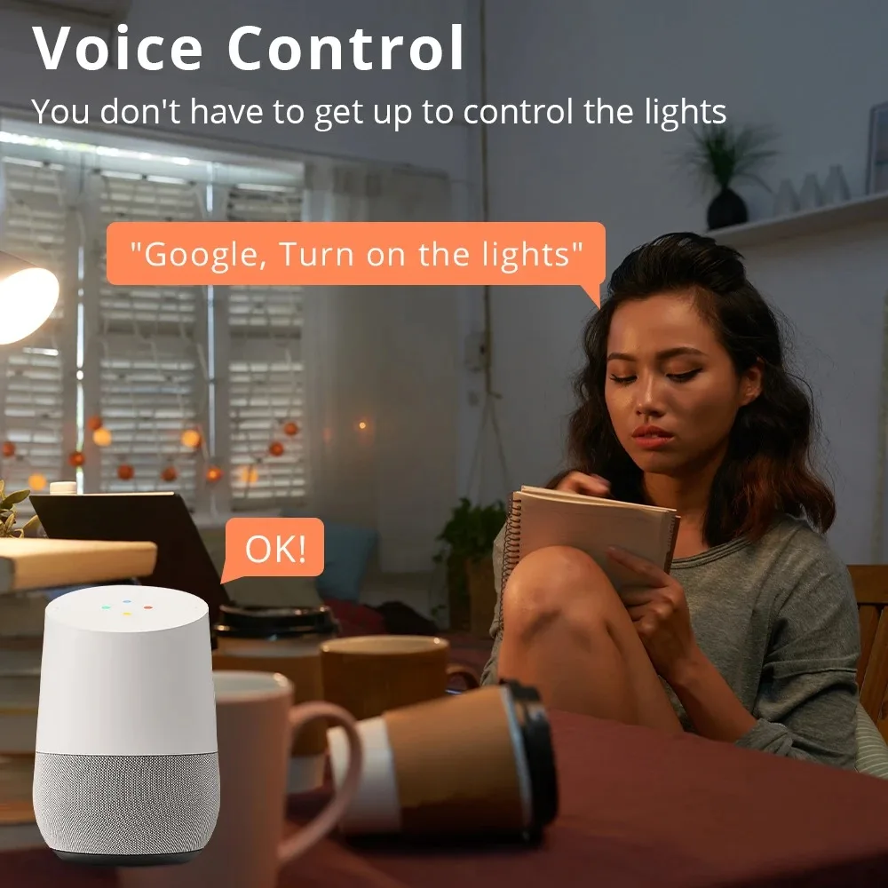 Zemismart 220V Matter WiFi Smart LED Bulb with Dimmable Filament Light E27 Tungsten Vintage Support Homekit Alexa SmartThings