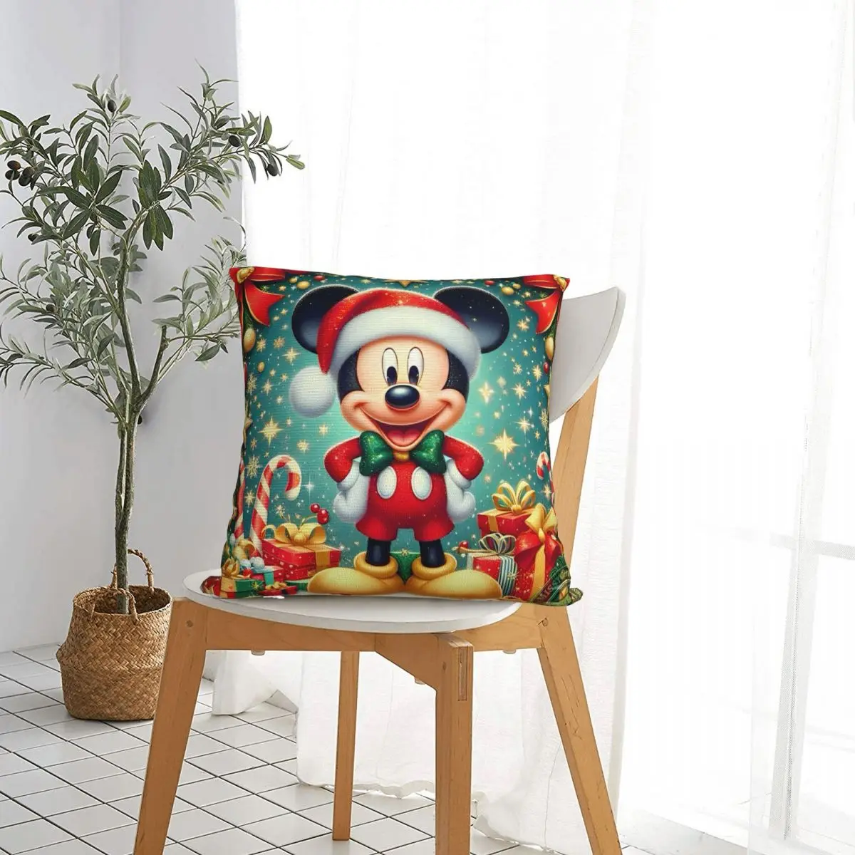 Sweet But Twisted, Does That Make Me A Candy Cane Throw Pillow Cover Decorative Pillow Mickey Christmas Awesome Cushion Covers