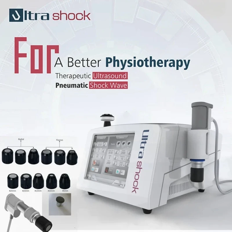 

Ultrasonic Shockwave Therapy Machine 1MHz Physiotherapy Device for Joint Pain Arthritis And Sports Injuries Relief