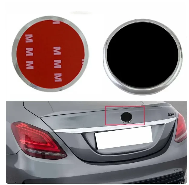 60mm For BRABUS Trunk Sticker B Logo Sticker For BRABUS Mercedes Benz W212 W168 W246 W177 W205 W463 GLE GLS Rear BRABUS Sticker