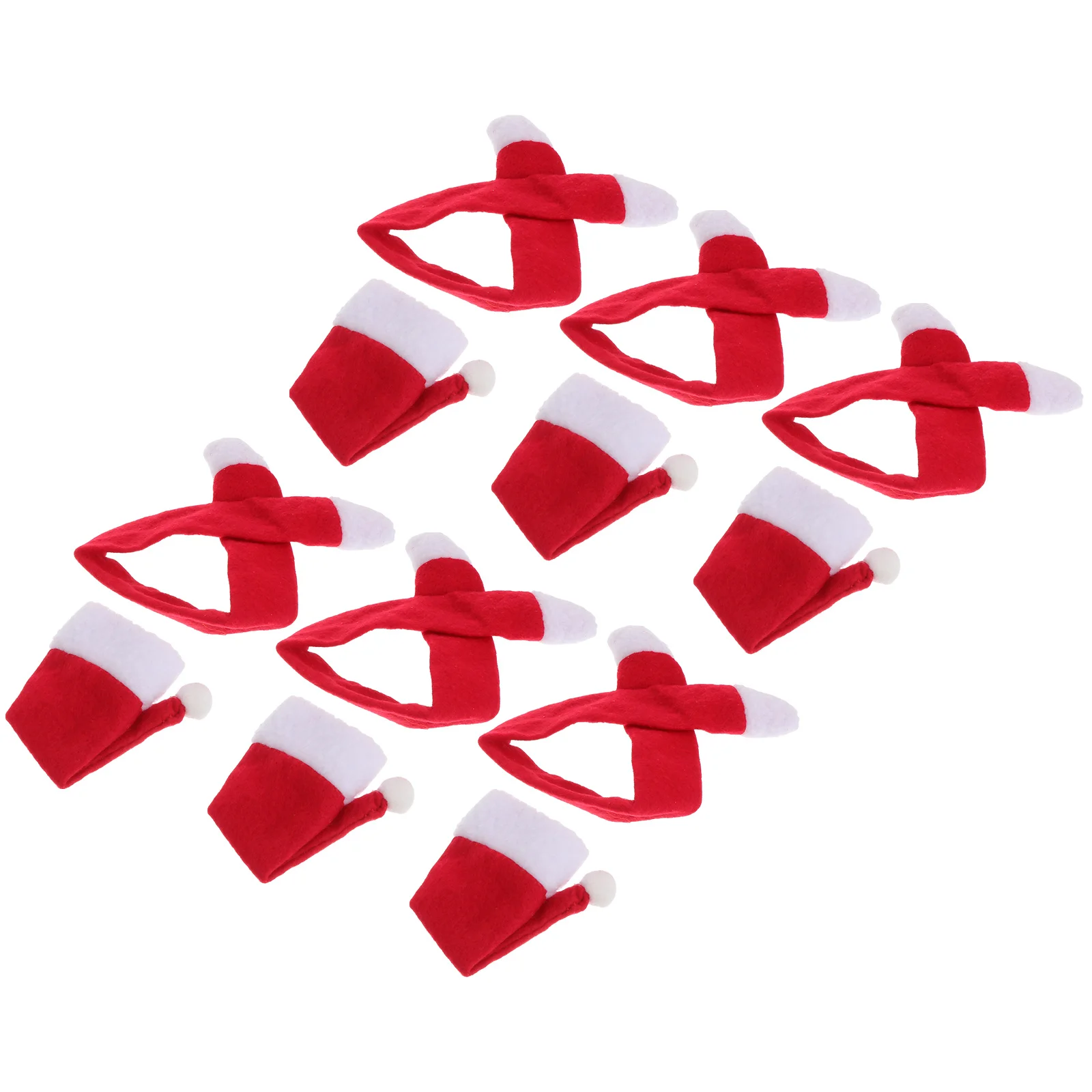 6 ensemble chapeau de noël écharpe bouteille de vin couvre rouge belle décoration de Table de dîner de noël maison hôtel fête bouchon de vin sacs de bouteille de noël