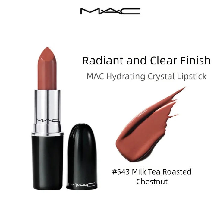 MAC Moisture-Rich Bullet Lipstick - Hydrating, Nourishing, and Colorful make up-543/544/549