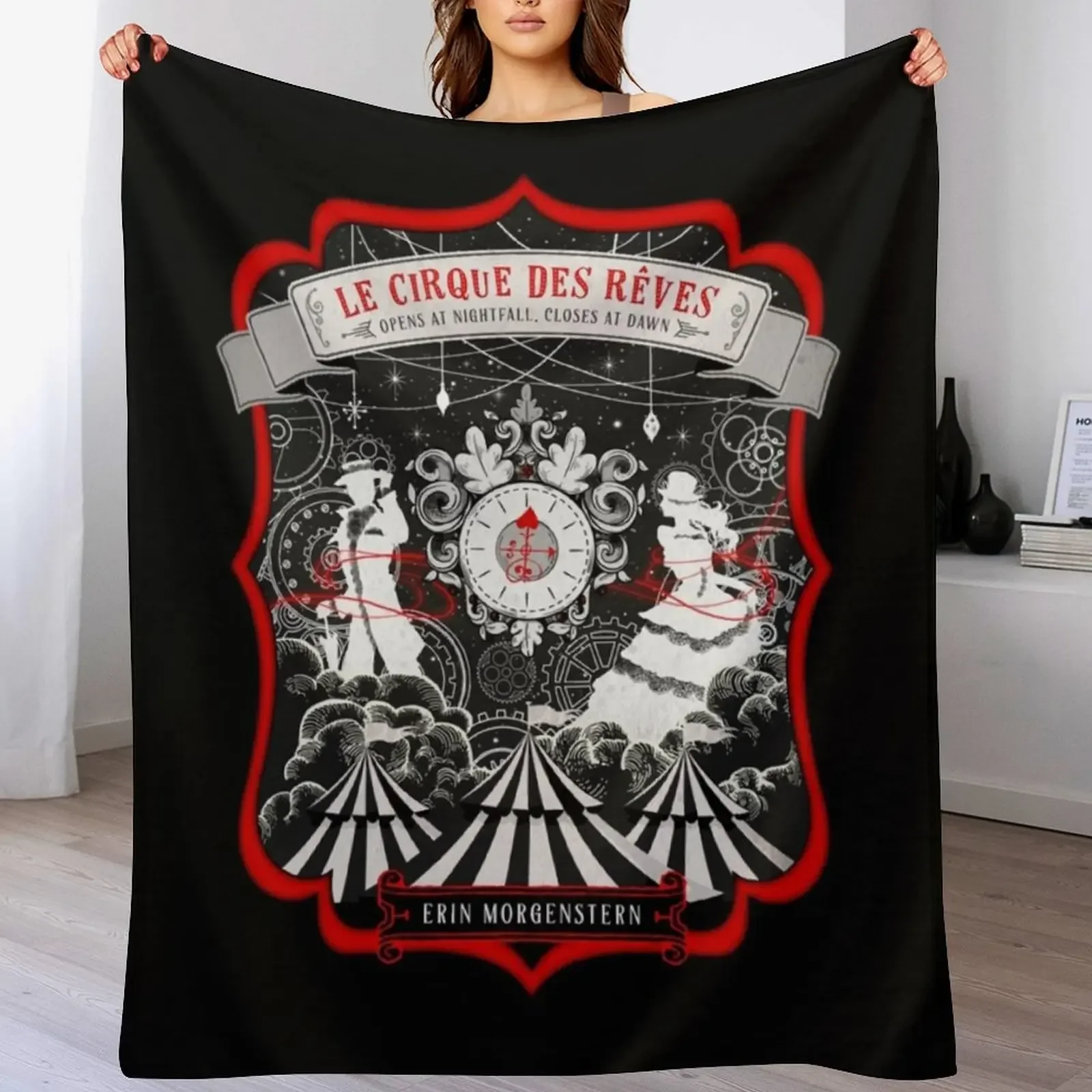 The Night Circus Throw Blanket Soft Warm Blanket Gift for Men Women Adults