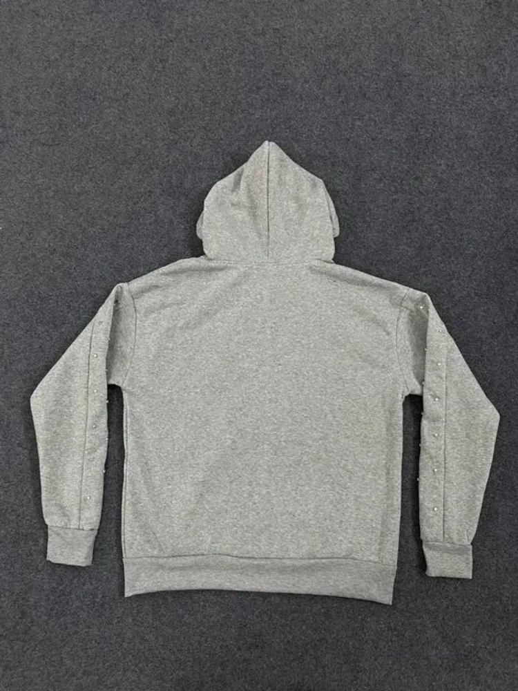 Y2K Harajuku جماليات الرجعية القوطية تنوعا مقنعين بالأزرار العصرية الكلاسيكية عادية فضفاض بلون شارع العليا الشرير هوديي