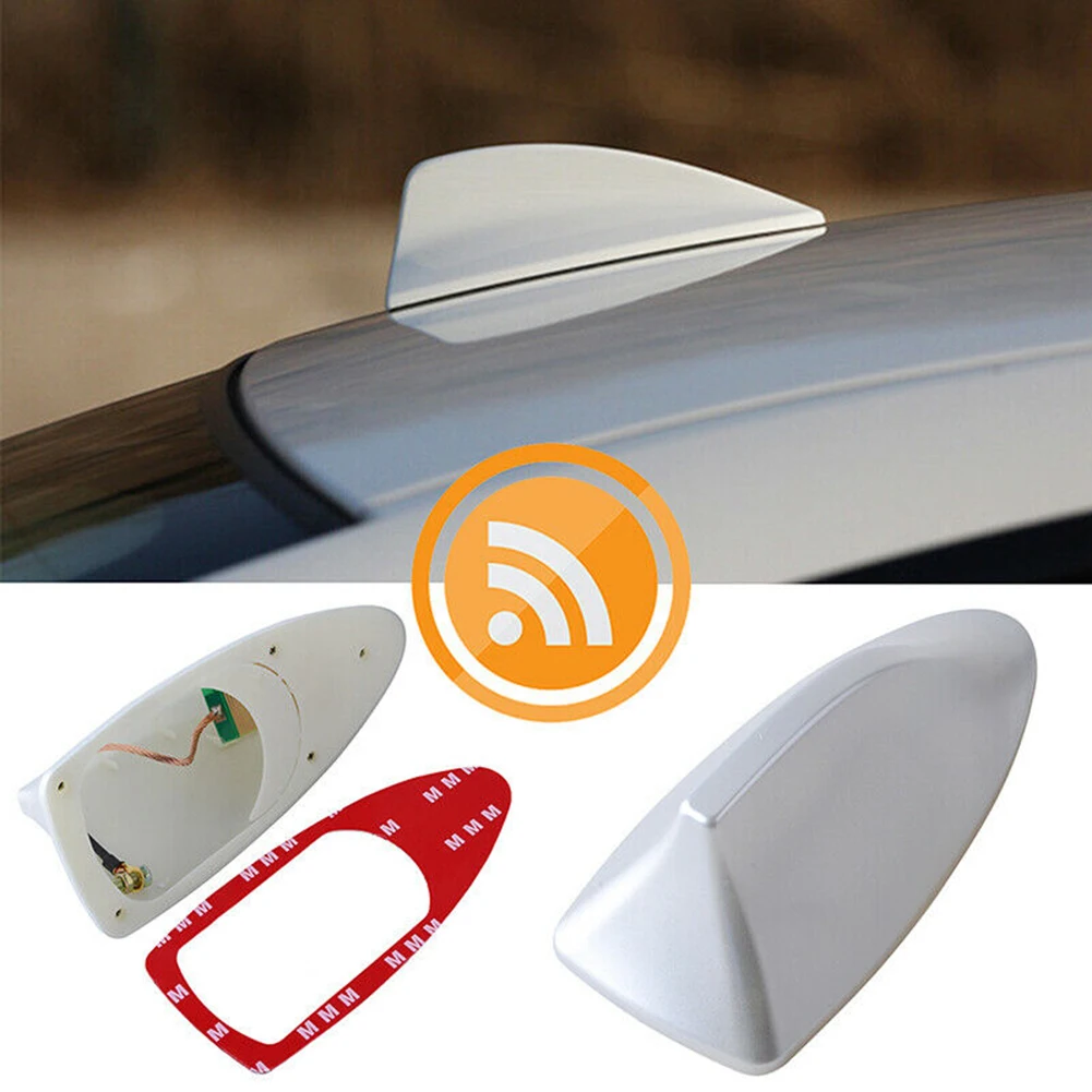 Enhance The Signal High Quality Easy To Stick Fin Antenna Antenna Cover Replacement Part For Sonata Elantra Ebony