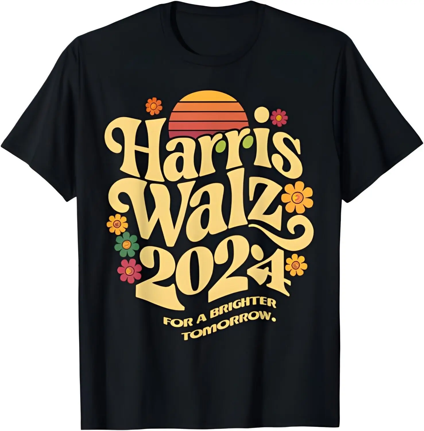 

Футболка с ретро-дизайном Kamala harrtim Walz 2024