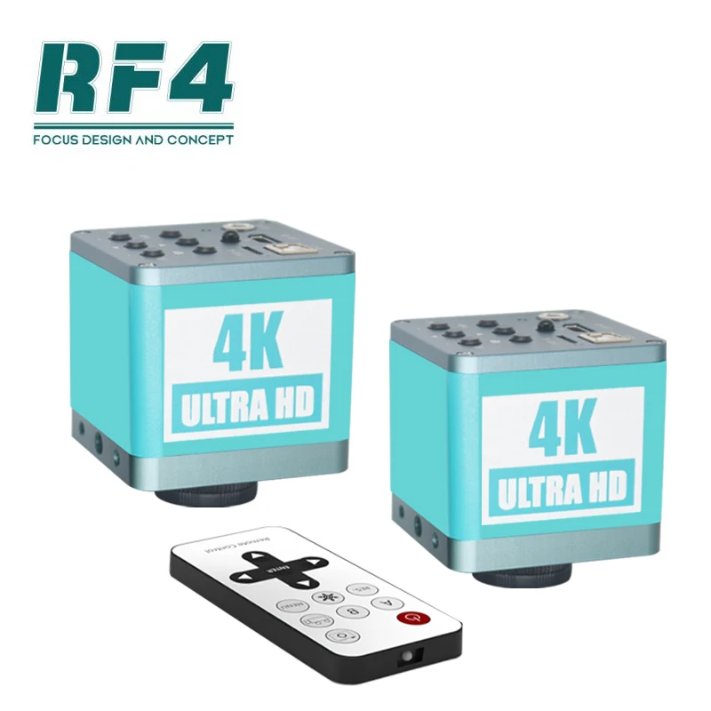 RF4 4K 2K kamera VGA HDMI USB TF 1080P 60FPS kamera z mikroskopem wideo C mocowanie obiektywu do Tablet z funkcją telefonu PCB lutowania