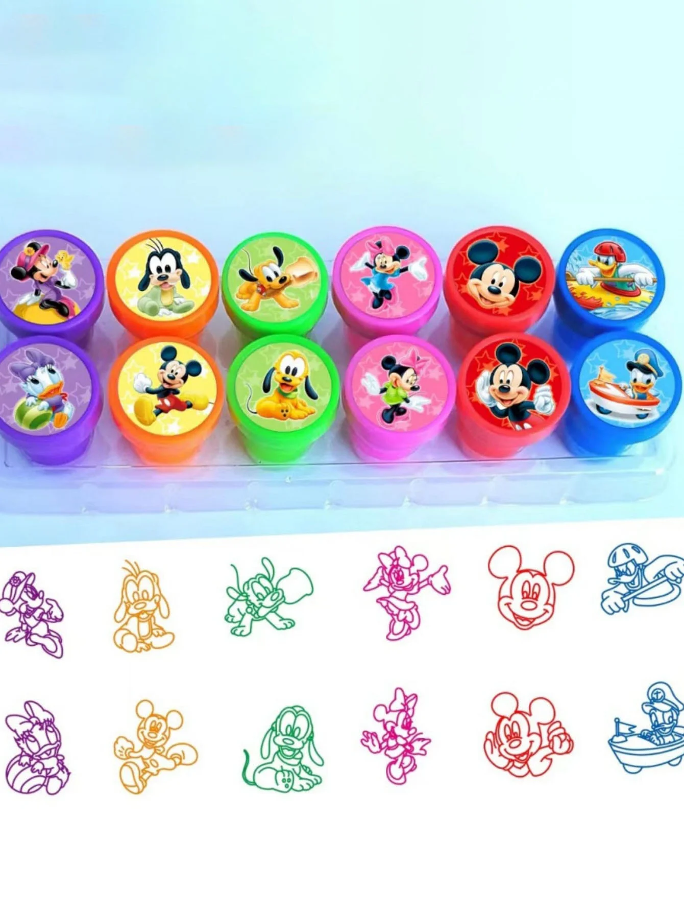 12pcs Mickey Spider-Man Cartoon Cute Reward Seals Perfect for DIY Scrapbooking Diary Decor And School Projects