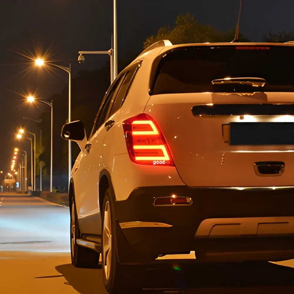 

Для Chevrolet Trax Tracker 2014-2015 автоматические задние фонари в сборе, обновленная светодиодная подсветка, аксессуары для задних фонарей автомобиля
