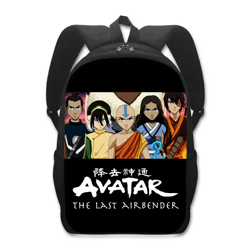 حقيبة ظهر Airbender الأخيرة من أنيمي ، حقيبة تخزين كبيرة السعة ، حقيبة كمبيوتر محمول من Aang Appa YIP ، صنع الشاي ، وليس حقيبة كمبيوتر محمول للحرب ، حقيبة ظهر للمراهق #2