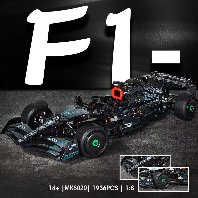 

Набор для сборки гоночных автомобилей MK6020 Dark Knight F1, опыт скорости гонок по высшего уровня, подарок для любителей автомобилей