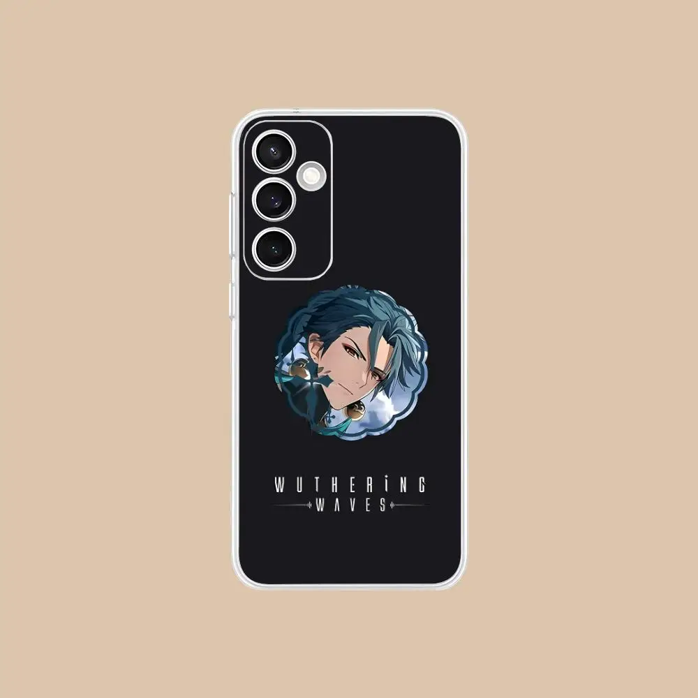 Wuthering Waves Jiyan Phone Case for Samsung Galaxy S25 S24 S23 S22 S21Plus FE Ultra Clear Colour Cover Smartphone Cellphones